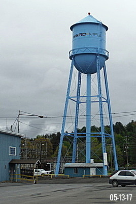 Water Tower In Blossburg Pennsylvania Ward Manufacturing