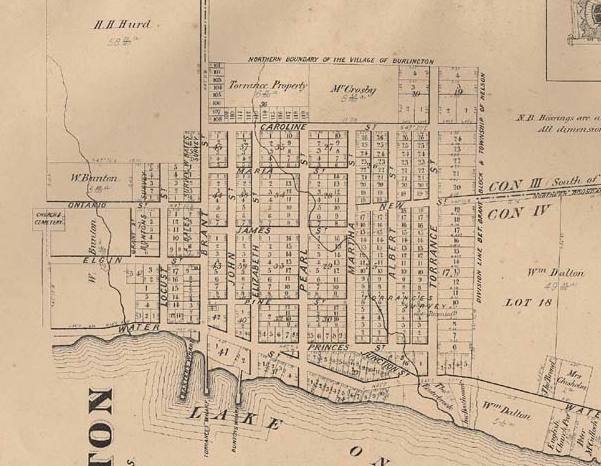 Map Of Burlington Ontario Burlington Ontario. Maps